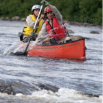 Boy Scout Image -- Canoing Rapids