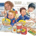 Boy Scout Image -- Cooking with kids