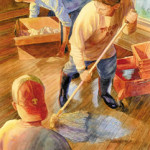 Boy Scout Image -- Flood Cleanup