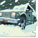 Boy Scout Image -- Snow
