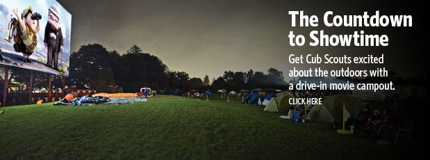 How a district planned a Cub Scout campout at a drive-in theater 