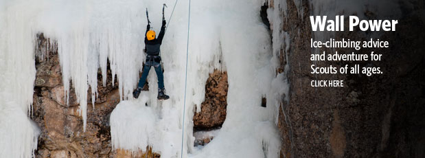 Colorado Scouts show their "wall power" in ice-climbing weekend