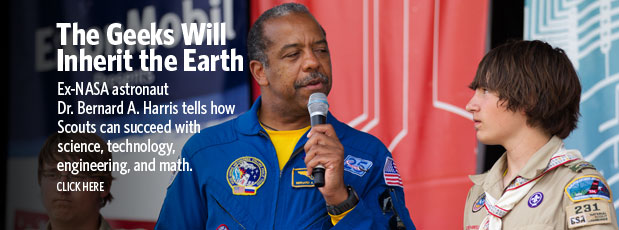 Former astronaut shares how to get Scouts hooked on STEM subjects